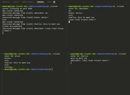 Chat Program - Development in Linux Environment